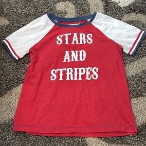 Natural Reflections Patriotic short sleeve Jersey tee shirt. Size Medium.